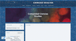 Desktop Screenshot of cienciasocultas.net