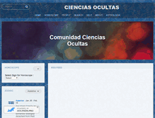 Tablet Screenshot of cienciasocultas.net